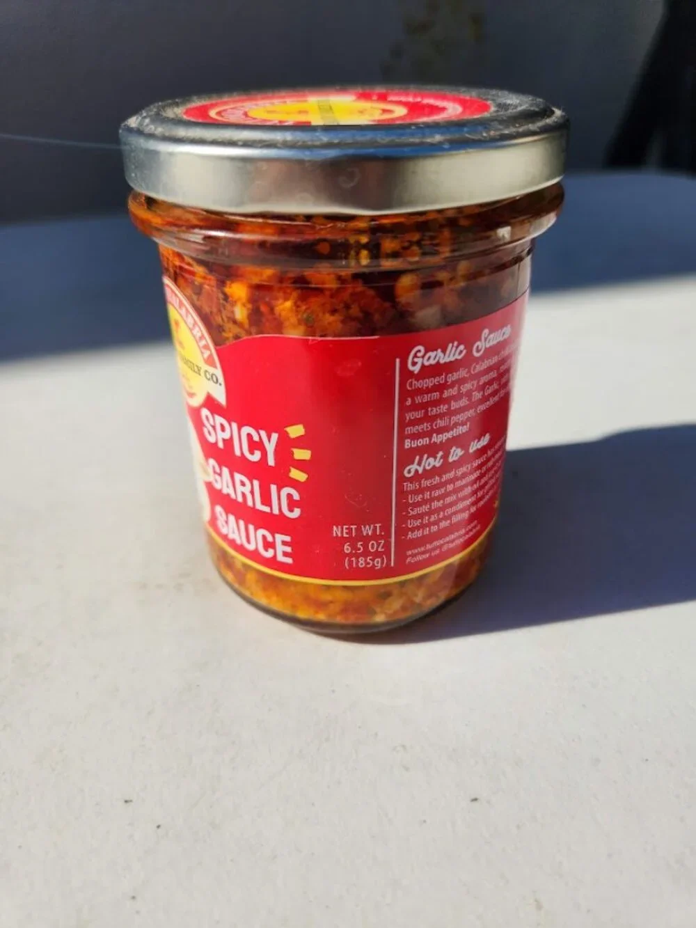Tutto Calabria Spicy Garlic Sauce in Oil  6.5 oz Kitchen Tools  FAST SHIPPING!